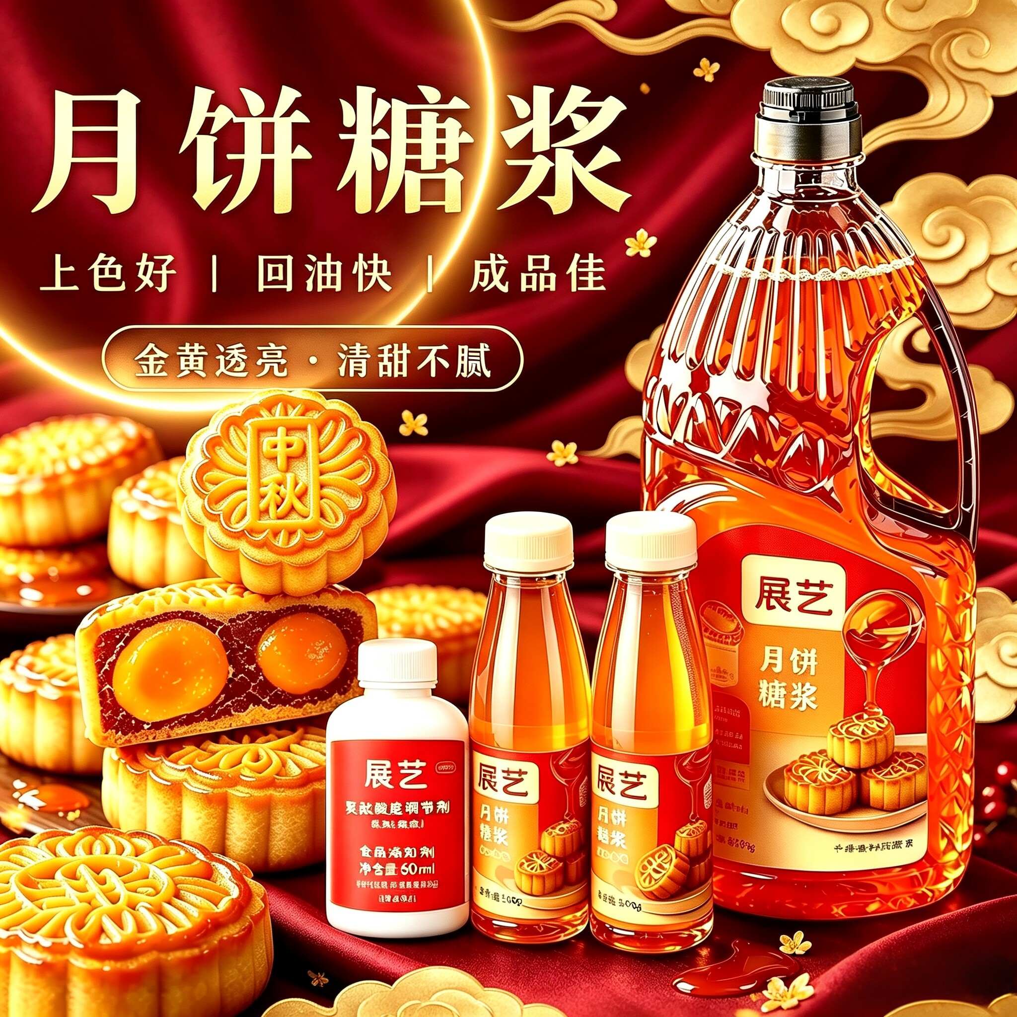 广式月饼专用转化糖浆枧水原材