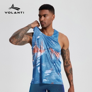 跑步速干背心男训练健身马拉松吸汗田径运动透气比赛服排汗沃兰迪