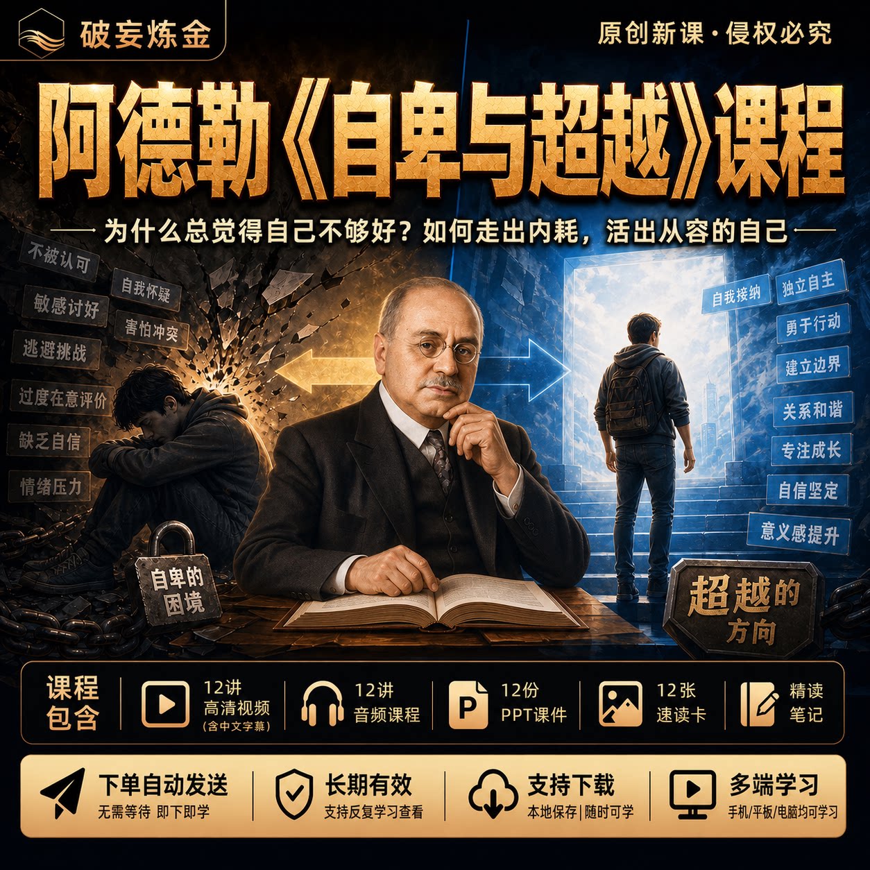 阿德勒自卑与超越个体心理学课程认知提升自我成长视频精读笔记