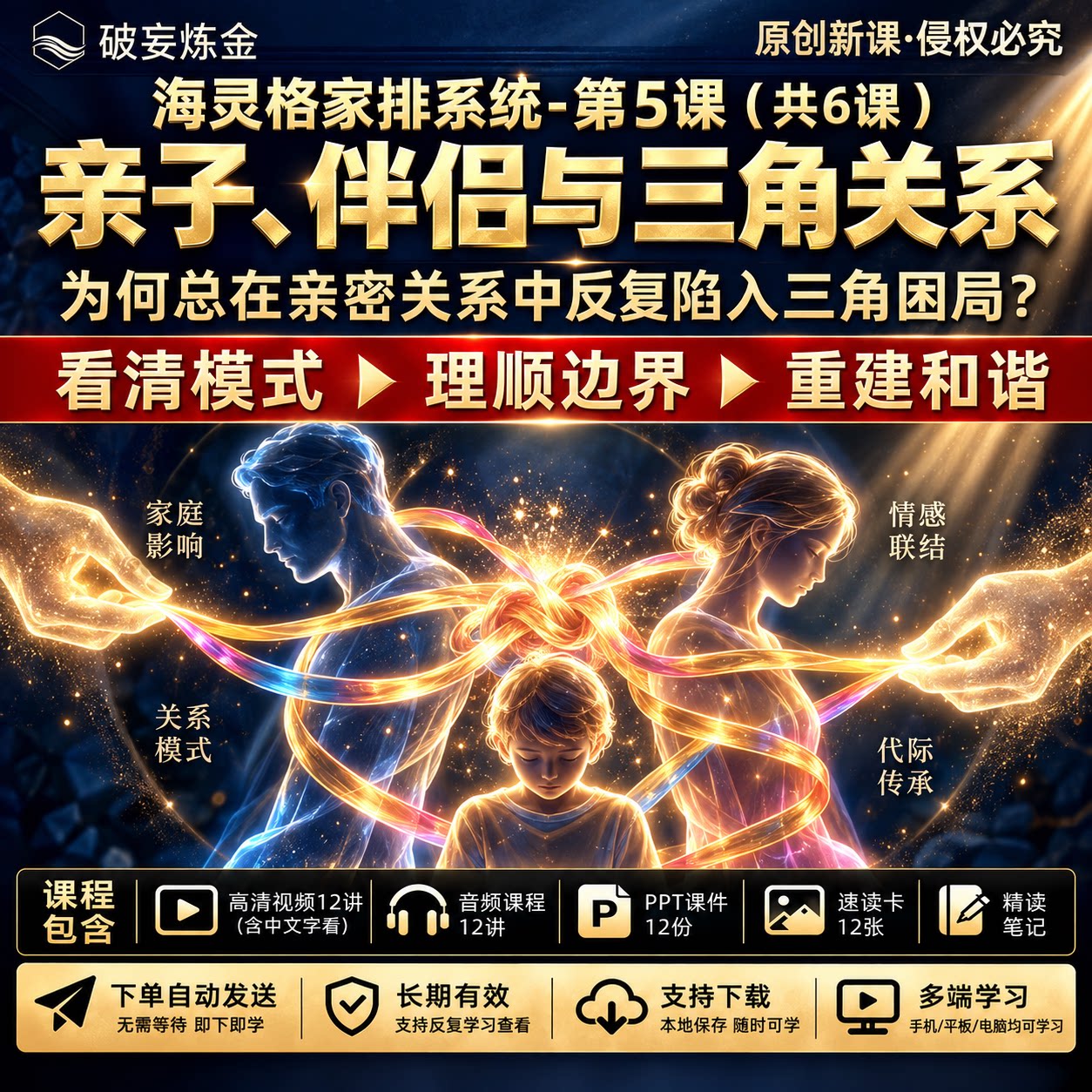 家庭系统排列课程亲子伴侣关系家庭冲突边界沟通心理学海灵格视频