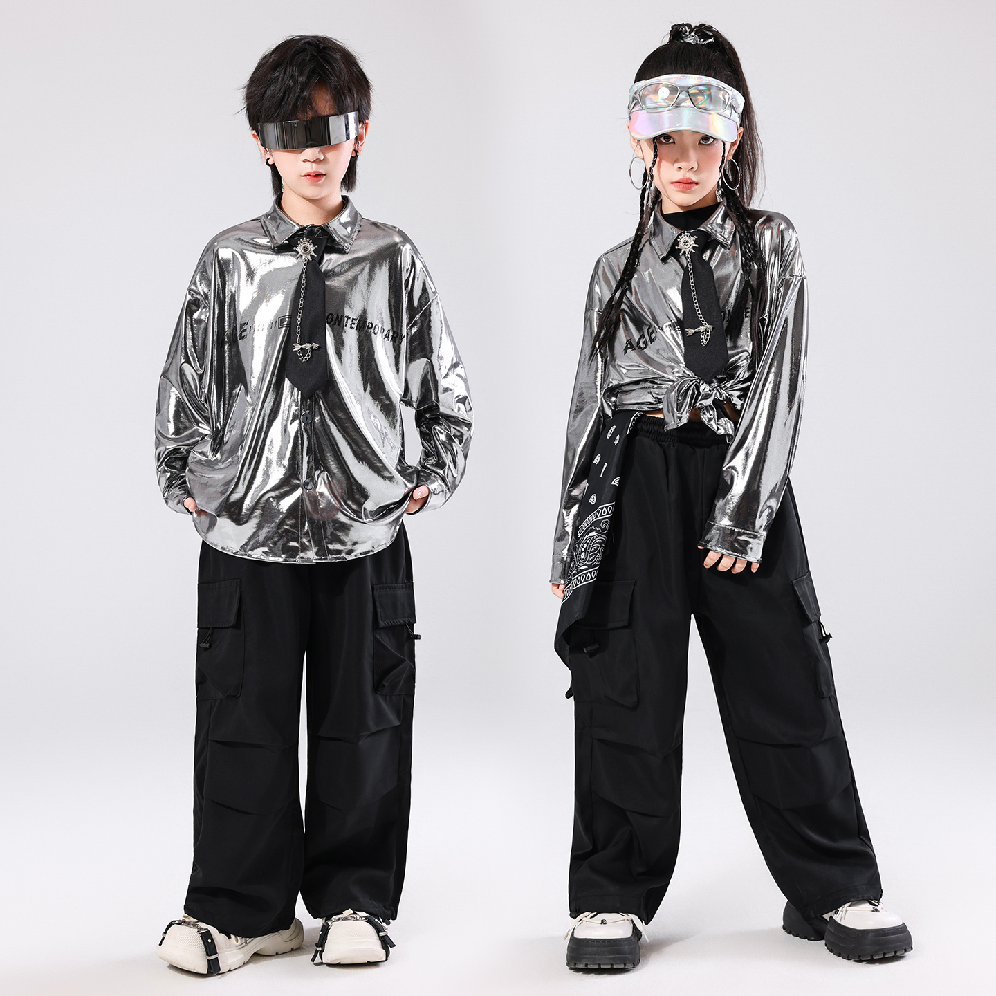 儿童街舞演出服嘻哈hiphop