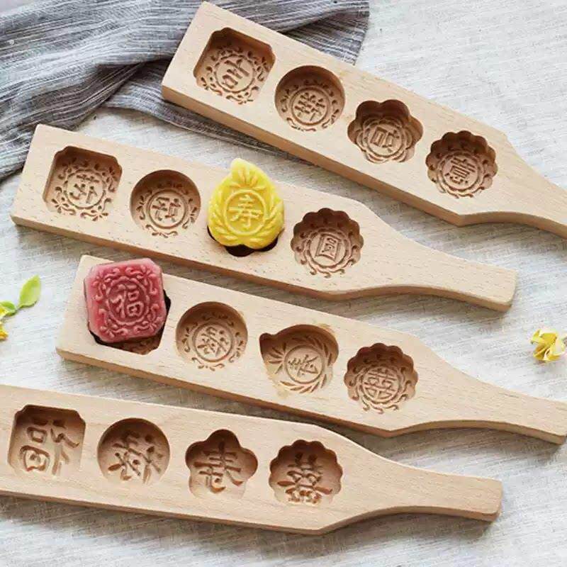 做糯米糍粑的模具粑粑手压式艾饺家用印子粑米粿月饼手工模型糕点