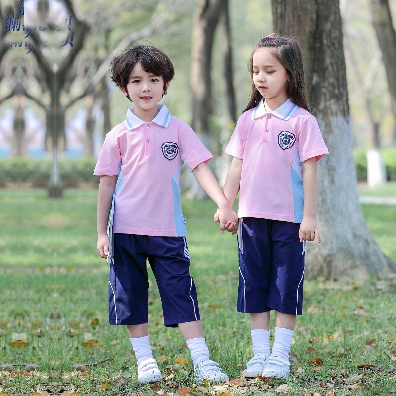 夏季班服小学生校服套装幼儿园服