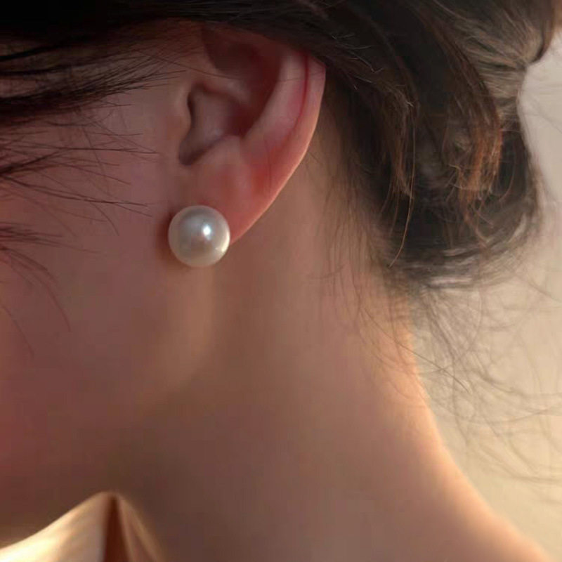 999银大颗淡水珍珠耳钉女轻奢高级感耳环2025爆款简约百搭养耳饰,饰品/流行首饰/时尚饰品新,耳钉,淘宝优惠券,粉丝福利购,淘宝优惠卷