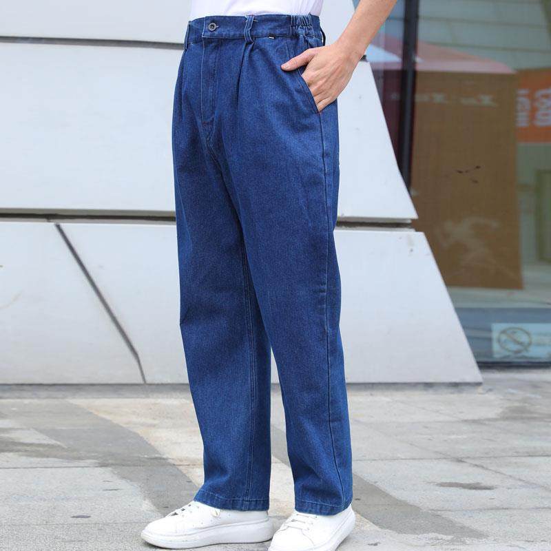 牛仔裤男款劳保工作服裤子男宽松结实耐磨电焊纯棉焊工弹力工作裤