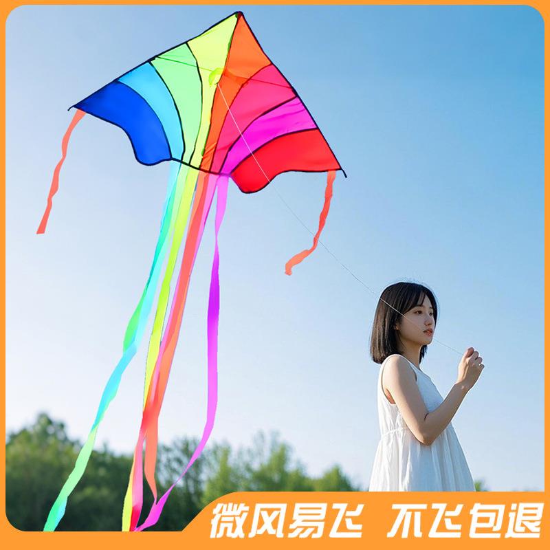 风筝儿童微风易飞2024年潍坊新款大型高档成大人老鹰专用网红卡通