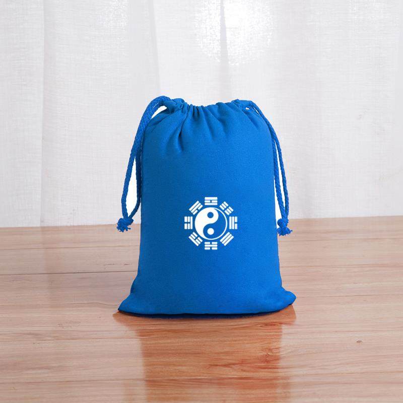 全棉加厚蓝色八卦帆布束口储物袋整理袋抽绳布袋饰品收纳袋收藏袋,收纳整理,其他收纳袋,淘宝优惠券,粉丝福利购,淘宝优惠卷