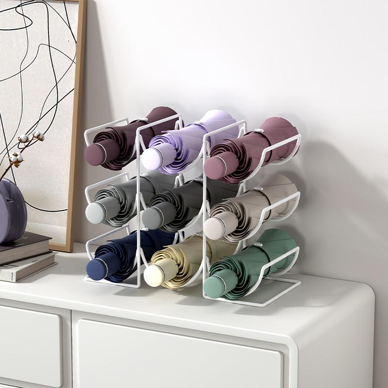 雨伞收纳架家用门口玄关放雨伞神器雨伞桶放伞架子置物架桌面伞架