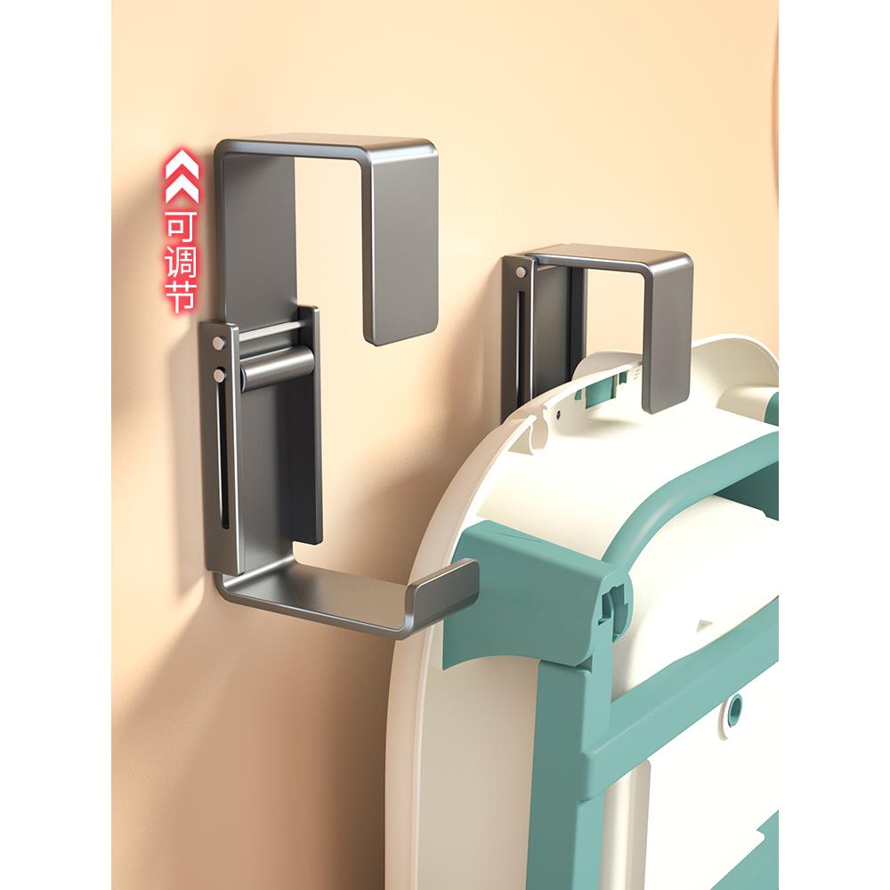 脸盆挂钩免打孔收纳架盆挂钩挂盆神器浴室卫生间置物架脸盆架面盆