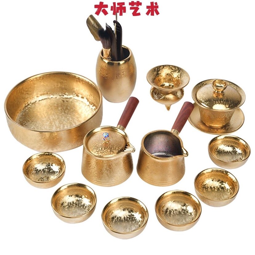 大师艺术陶瓷建盏整套功夫茶具