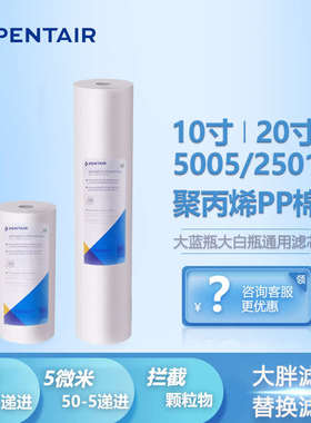 Pentair DGD-5005/2501大蓝瓶过滤大胖10寸/20寸1/5微米PP棉滤芯