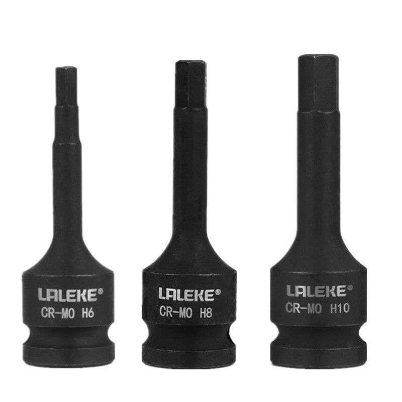 套头1/2内六角H6H8连身套筒气动扳手头 12.5mm气动扳手外六角螺丝