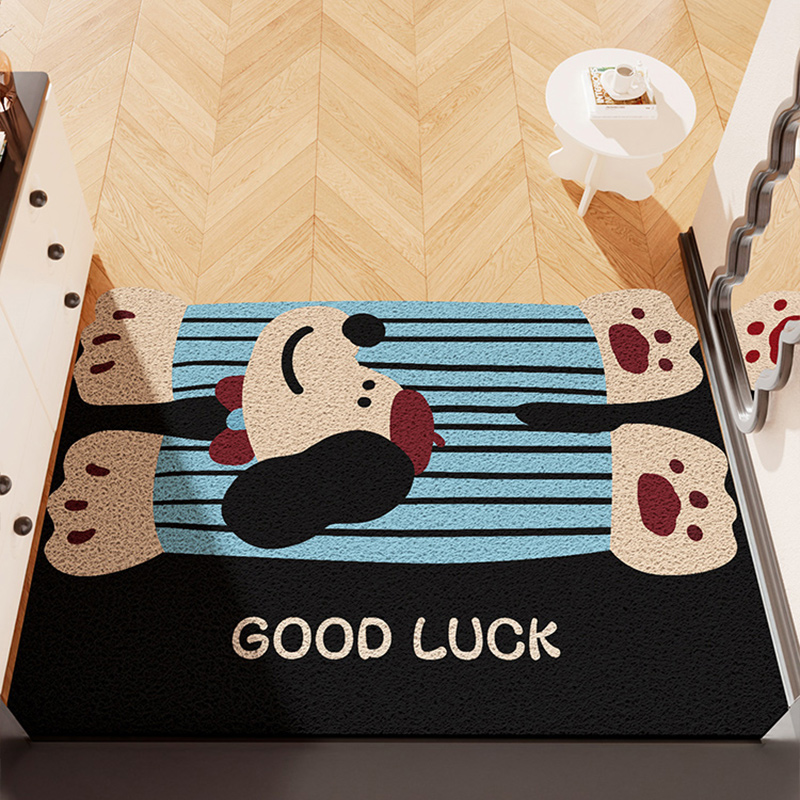 入户门地垫2025新款进门家用丝圈脚垫门外门口防滑耐脏门垫可擦洗