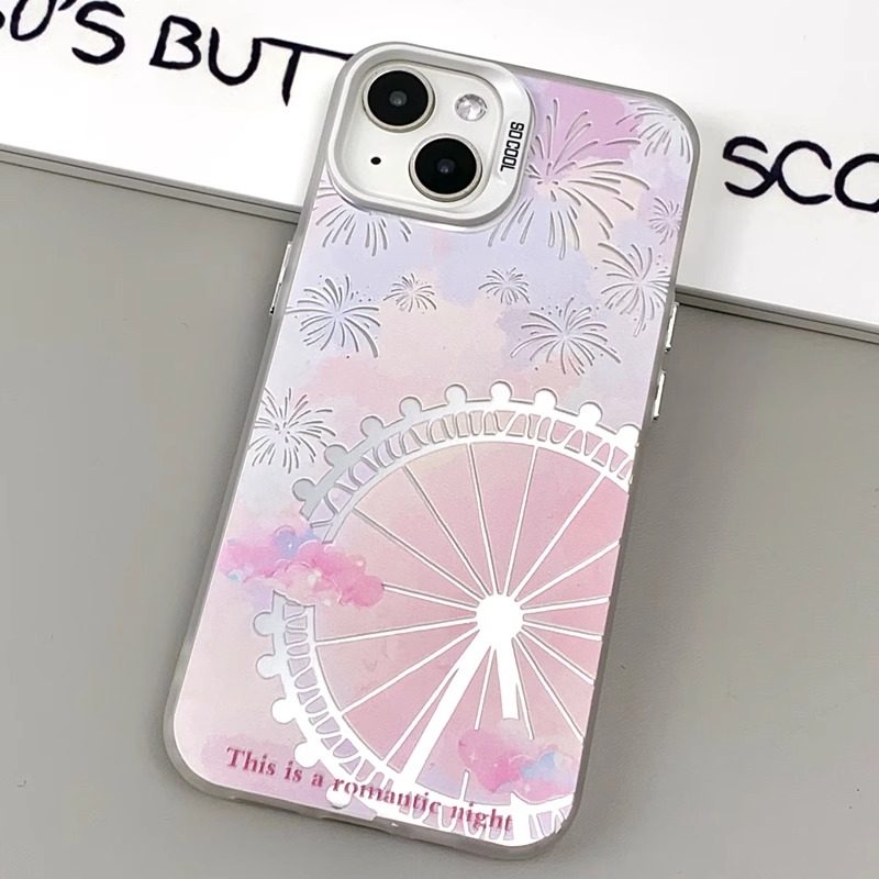 新年摩天轮情侣适用苹果16promax手机壳iphone15适用一加适用小米15适用红米k80适用荣耀300保护套适用魅族21,3C数码配件,手机保护套/壳,淘宝优惠券,粉丝福利购,淘宝优惠卷