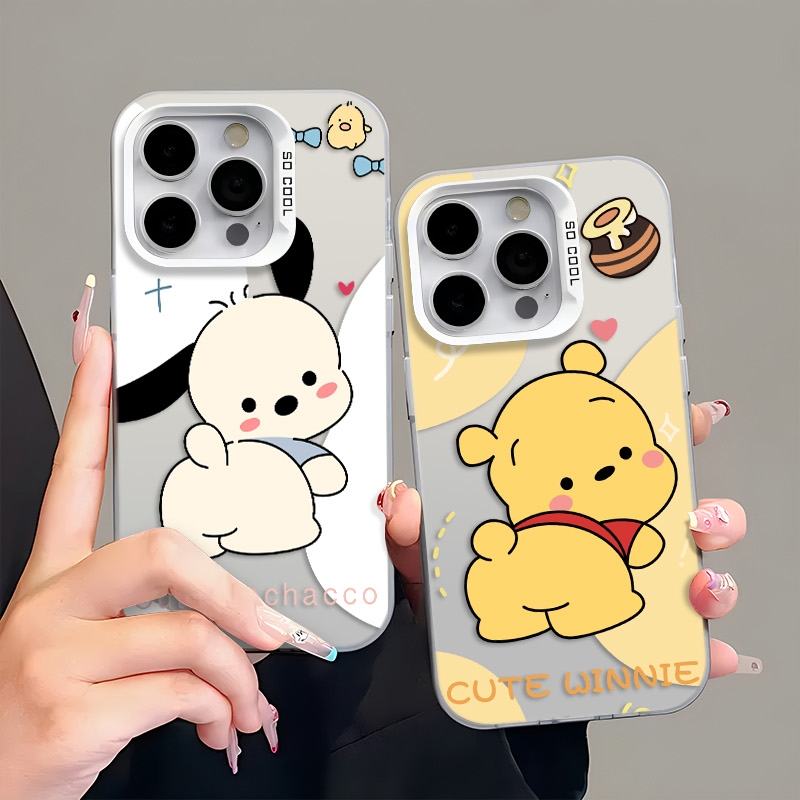 可爱维尼熊情侣手机壳