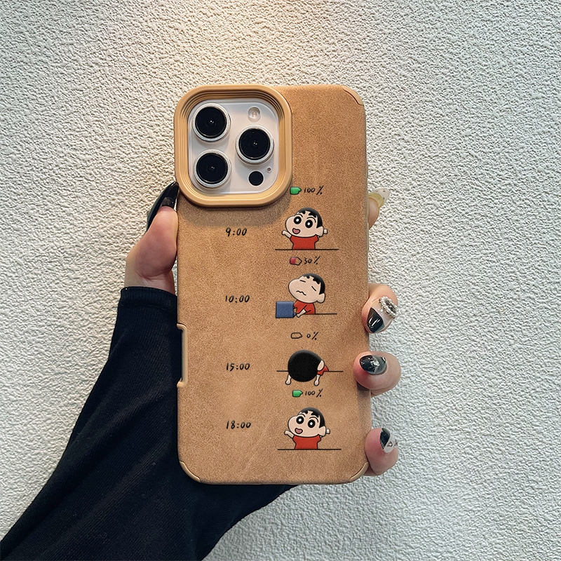 小新日常适用苹果16promax手机壳iPhone15pro适用荣耀200硅胶13Pro秋冬美拉德贴皮软套适用华为P70保护套