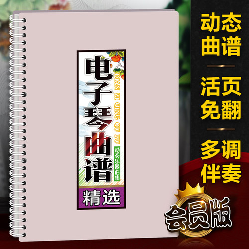 曲谱电子琴电子琴和弦活页免翻