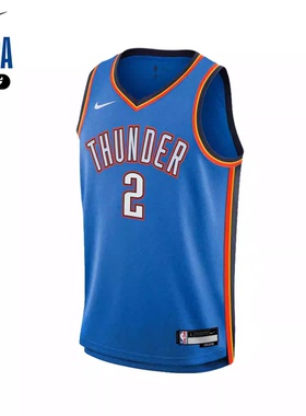 NBA Nike 雷霆SGA亚历山大2号球衣 青少年运动篮球服