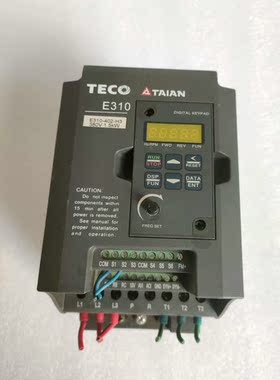 东元变频器1.5KW/380VE310-402-H3拆