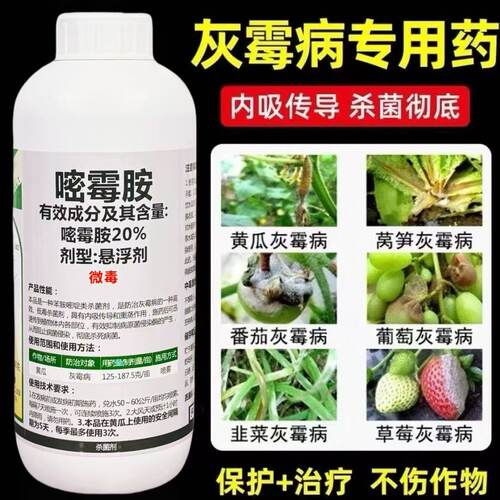 灰霉病专用药嘧霉胺杀菌剂黄瓜番茄草莓葡萄果树蔬菜灰霉农药批发