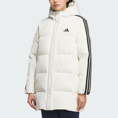 Adidas/阿迪达斯正品W 3S MID D JKT女士连帽保暖羽绒服KC2485