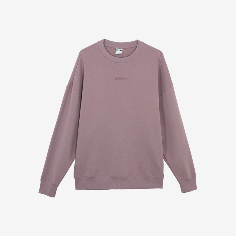 Puma/彪马正品2025男士加绒刺绣圆领运动套头卫衣534365-64