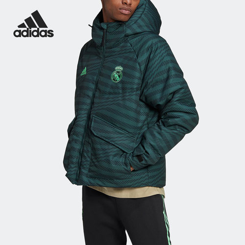 Adidas/阿迪达斯正品冬季新款男子皇马足球运动羽绒服HD1335