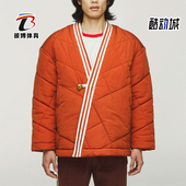 保暖运动棉服KD4030 三叶草男女复古新中式 Adidas 阿迪达斯正品