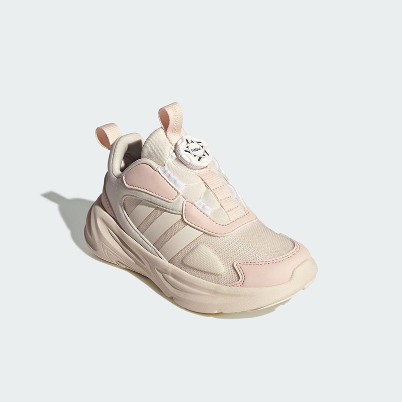 Adidas/阿迪达斯正品OZELLE HABU儿童运动旋转按钮休闲鞋HP3623