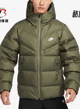 Nike/耐克正品新款男士运动宽松连帽保暖经典羽绒服FZ1103-222
