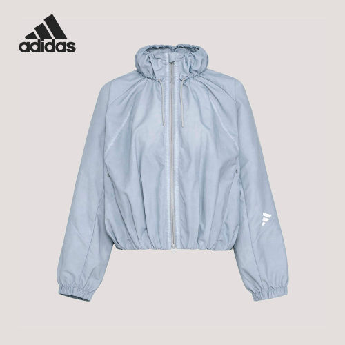 Adidas/阿迪达斯官方正品2026女士时尚耐穿宽松休闲外套KU5431