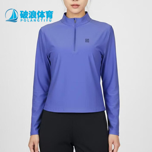 Nike/耐克正品2026女士休闲运动半拉链训练经典长袖T恤FZ6738-570