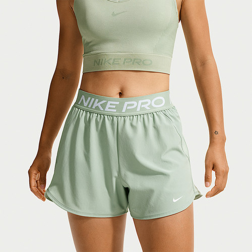 Nike/耐克正品PRO DRI-FIT女士时尚透气二合一训练短裤IR1919-006
