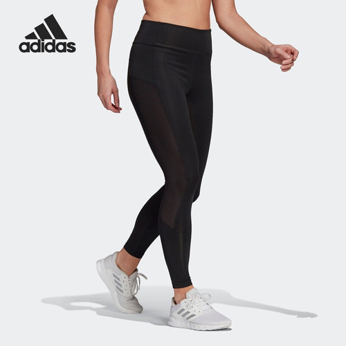Adidas/阿迪达斯正品2025女士高腰健身运动紧身长裤GL4028