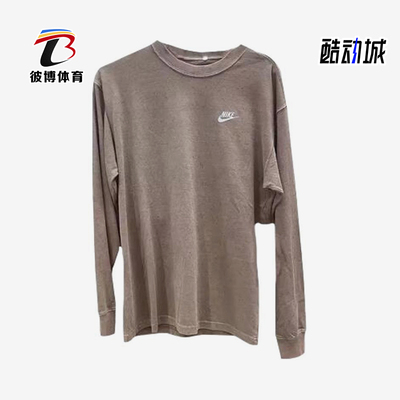 Nike/耐克正品春季款男士运动圆领透气宽松休闲长袖DX1002-040