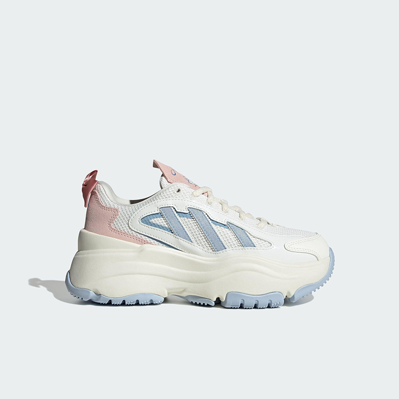 Adidas/阿迪达斯正品三叶草女士运动蝴蝶结经典厚底老爹鞋JR4240