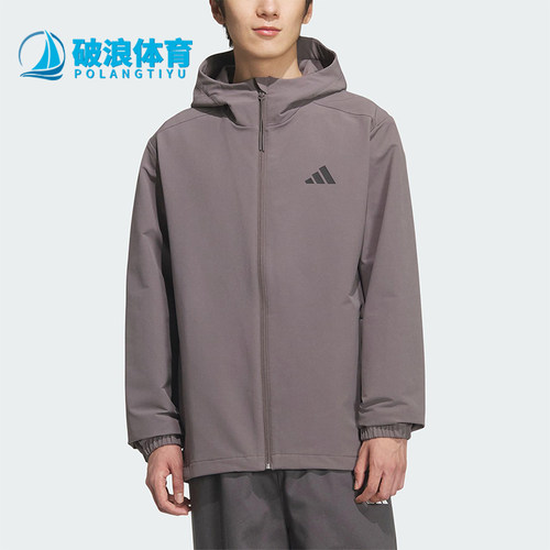 Adidas/阿迪达斯正品V SFT SHELL JK男女休闲运动连帽外套KF5227