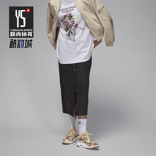 耐克女士印花缓震经典篮球鞋