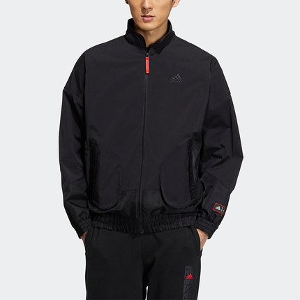 Adidas/阿迪达斯正品春季新款男子运动宽松夹克外套HZ3037