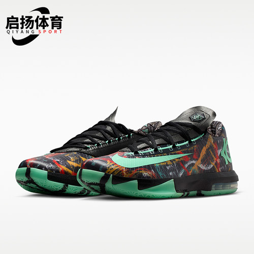 Nike/耐克正品Zoom KD 6男士耐磨潮流复古回弹篮球鞋FQ8356-900