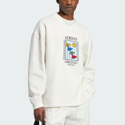 阿迪达斯男士图案简约运动卫衣