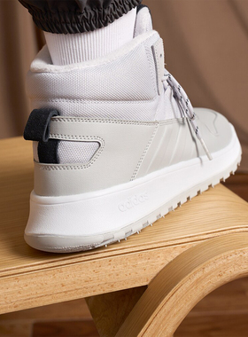 Adidas/阿迪达斯正品新款男女加绒中高帮休闲运动鞋IF1627