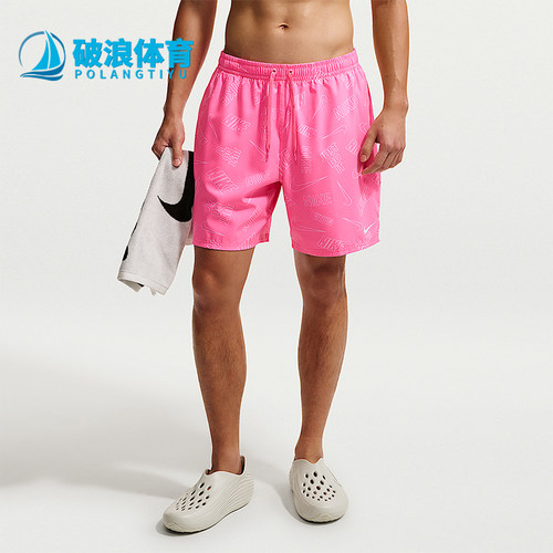 Nike/耐克正品夏季男士运动含衬裤沙滩时尚梭织短裤IU2358-649
