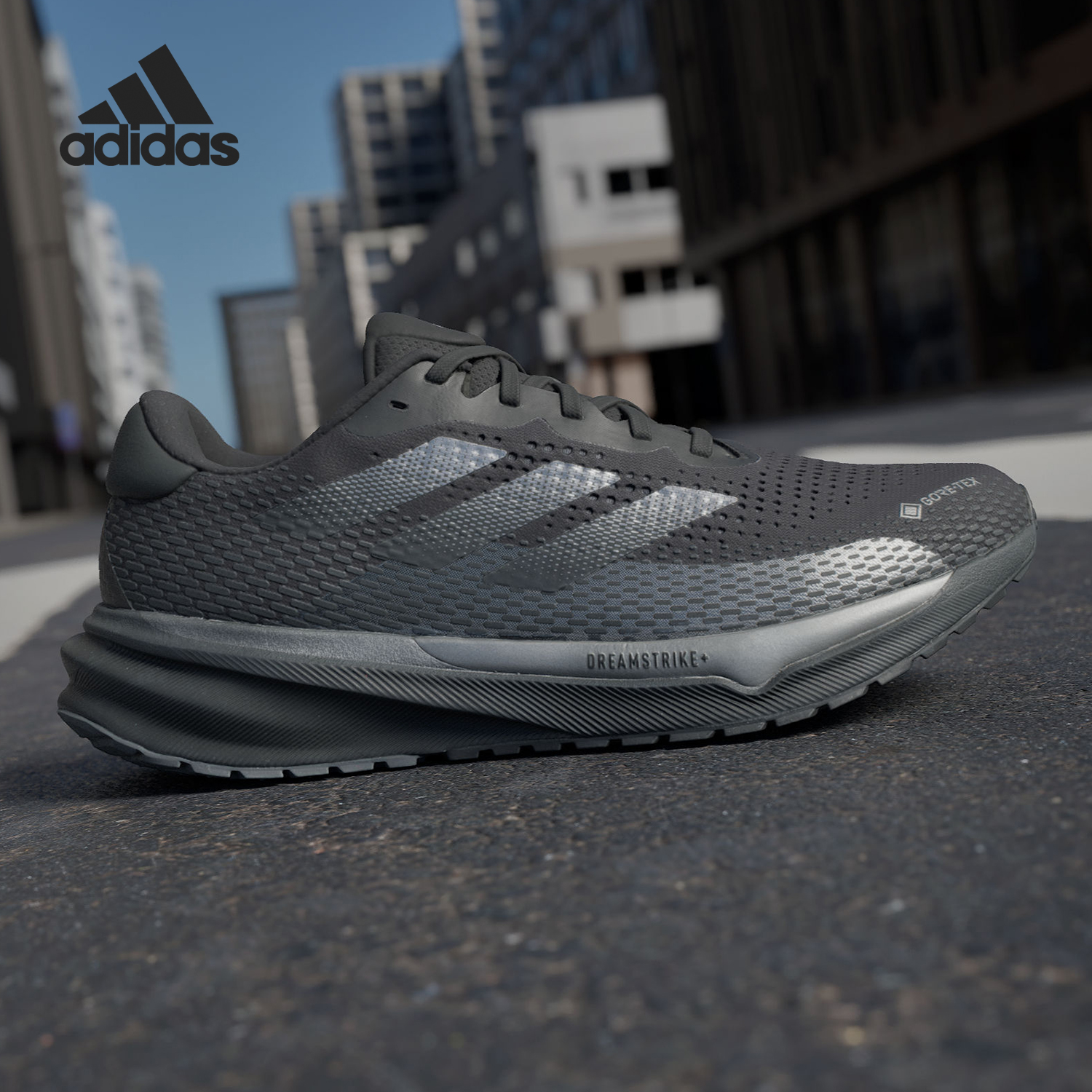 Adidas/阿迪达斯正品防滑耐磨新款男士缓震运动低帮跑步鞋ID6306