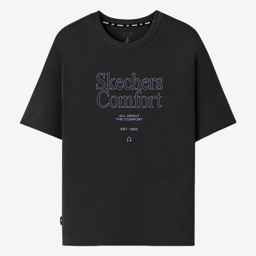 Skechers斯凯奇正品儿童圆领短袖2025年新品T恤L325M005-0018