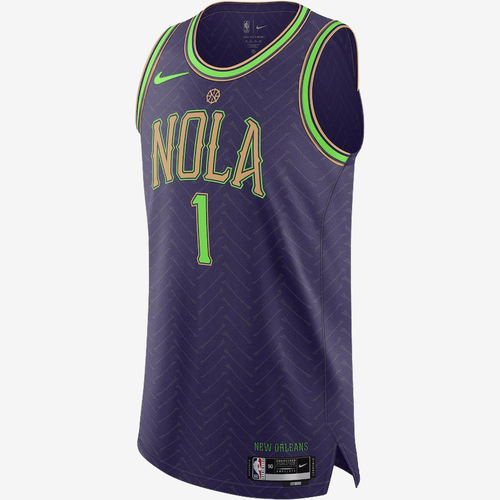Nike耐克正品NBA锡安威廉姆森球员版男女同款篮球球衣FQ4474-535