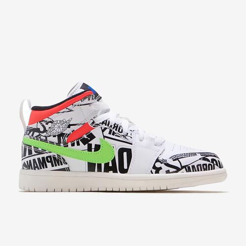 Nike耐克正品Air Jordan 1小童中帮运动防滑舒适休闲鞋640734-143