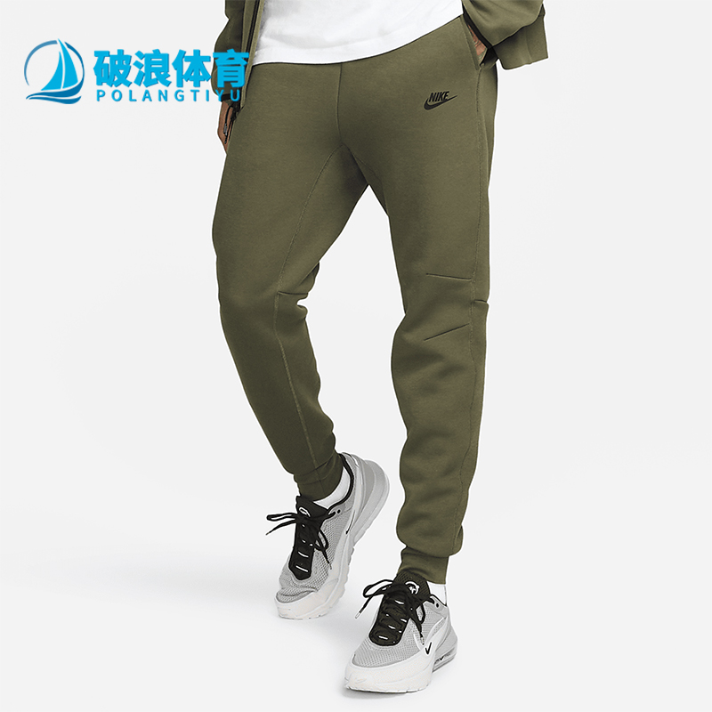 Nike/耐克正品Tech Fleece男士透气运动休闲束脚长裤FB8002-222
