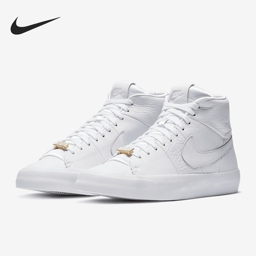 Nike/耐克正品Blazer Royal男士简约中帮金扣板鞋AR8830-100