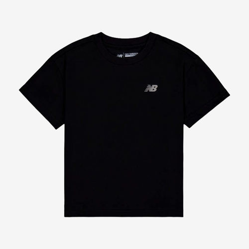 New Balance新百伦正品儿童透气薄款宽松圆领T恤7EG2E163-BK